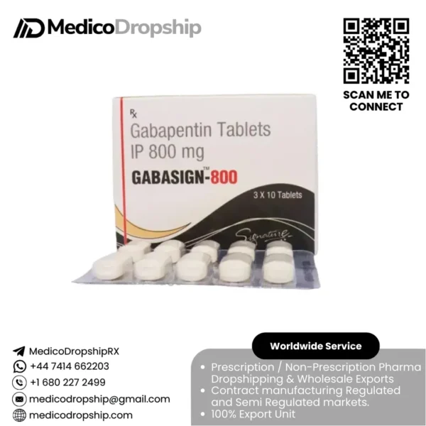 Gabasign 800 - Gabapentin - Generic Neurontin