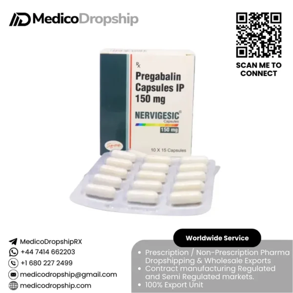 Nervigesic 150 - Pregabalin - Generic Lyrica