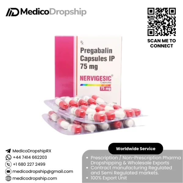 Nervigesic 75 - Pregabalin - Generic Lyrica