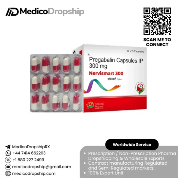 Nervismart 300 - Pregabalin - Generic Lyrica