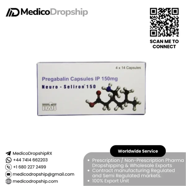 Neuro Seliron 150 - Pregabalin - Generic Lyrica
