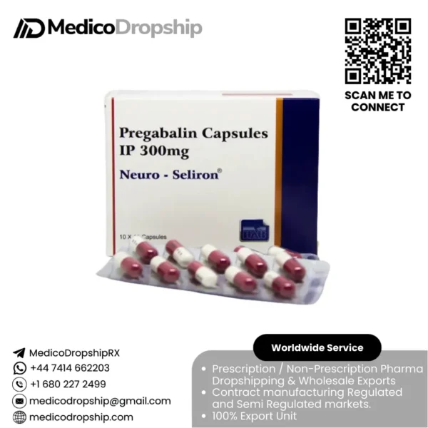 Neuro Seliron 300 - Pregabalin - Generic Lyrica