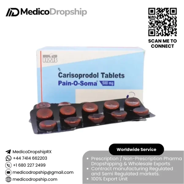 Pain-O-Soma 500 - Carisoprodol - Generic Soma