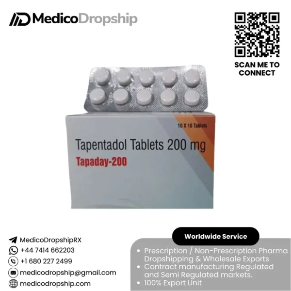Tapaday 200 - Tapentadol - Generic Nucynta