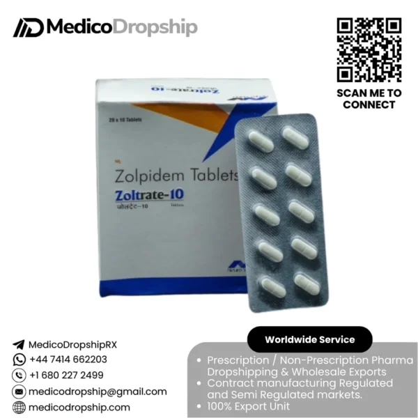 Zoltrate 10 - Zolpidem - Generic Ambien