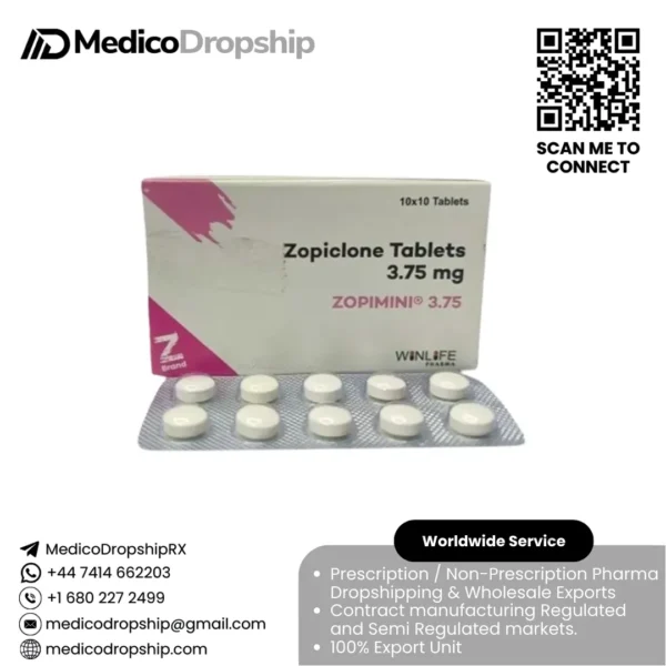 Zopmini 3.75 - Zopiclone - Generic Imovane