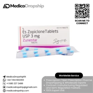 Zunestar 3 - Eszopiclone - Generic Lunista
